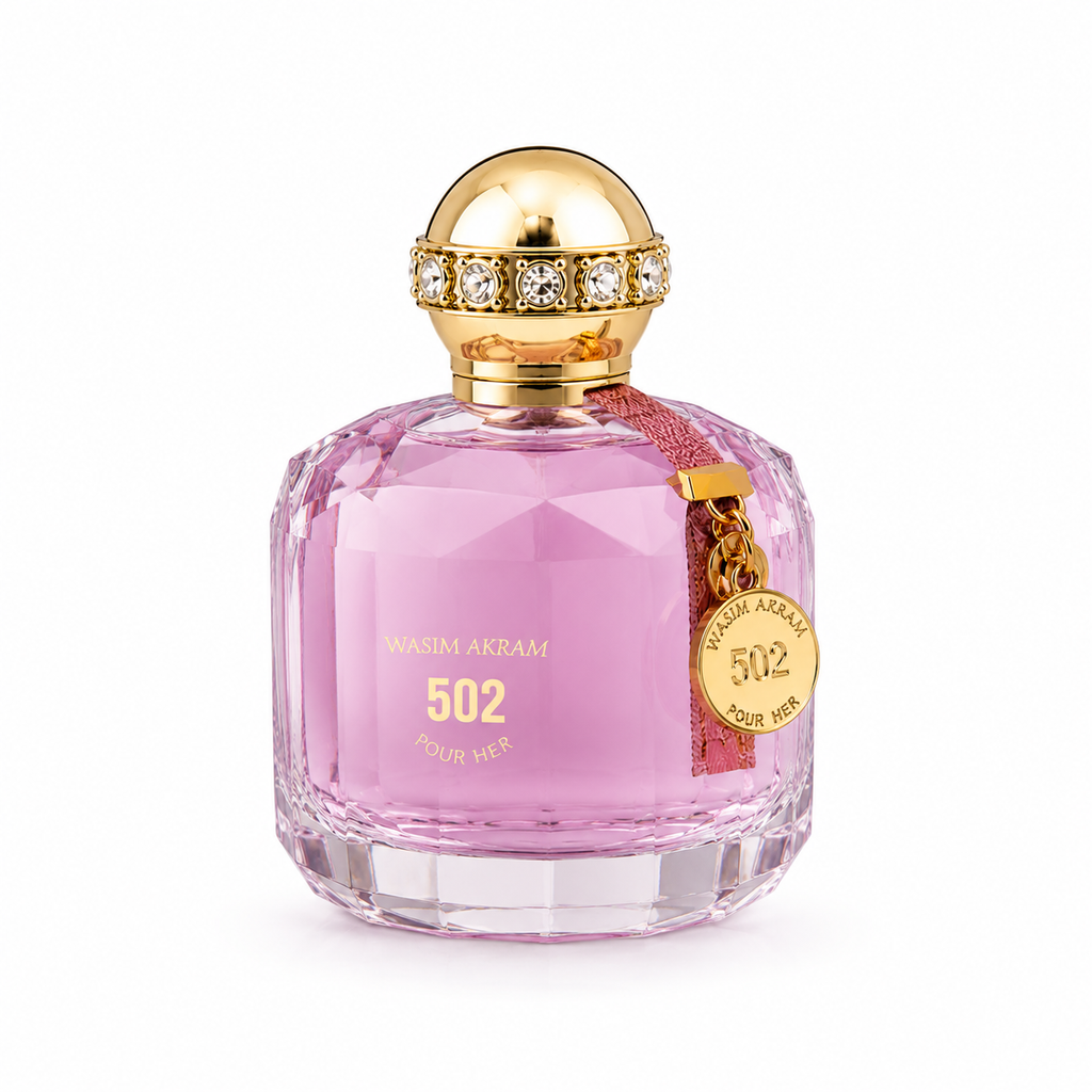 502 Floral Perfume for Women - Pink Glass Bottle | Alcohol-Free