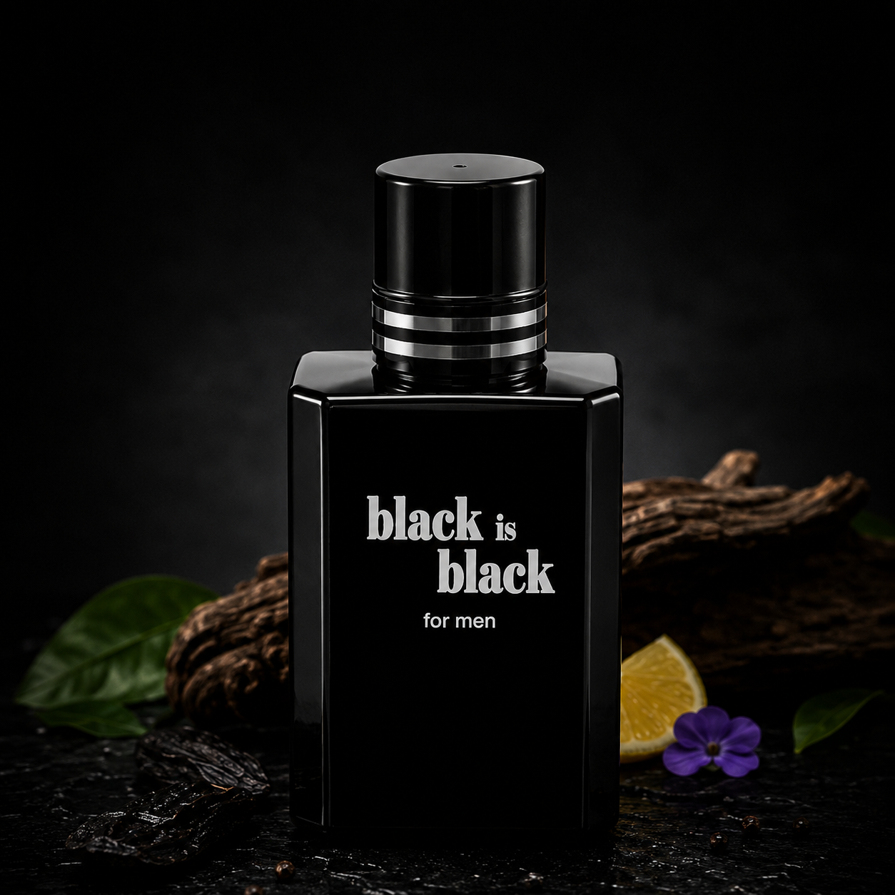 Black Is Black Perfume for Men 100ml - Long Lasting Spicy EDP Fragrance