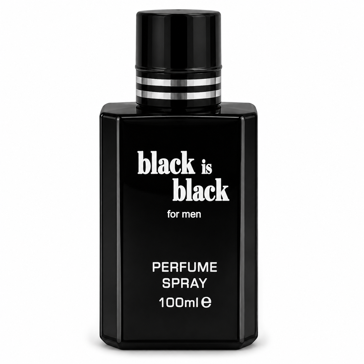 Black Is Black Perfume for Men 100ml - Long Lasting Spicy EDP Fragrance