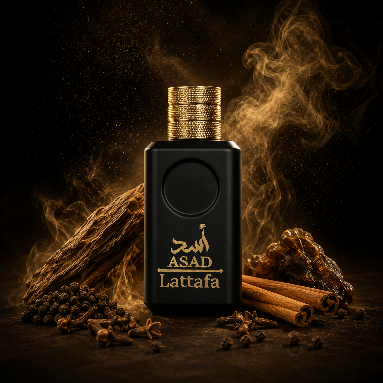 Lattafa Asad Perfume Unisex 100ml - Long Lasting Black Bottle Fragrance