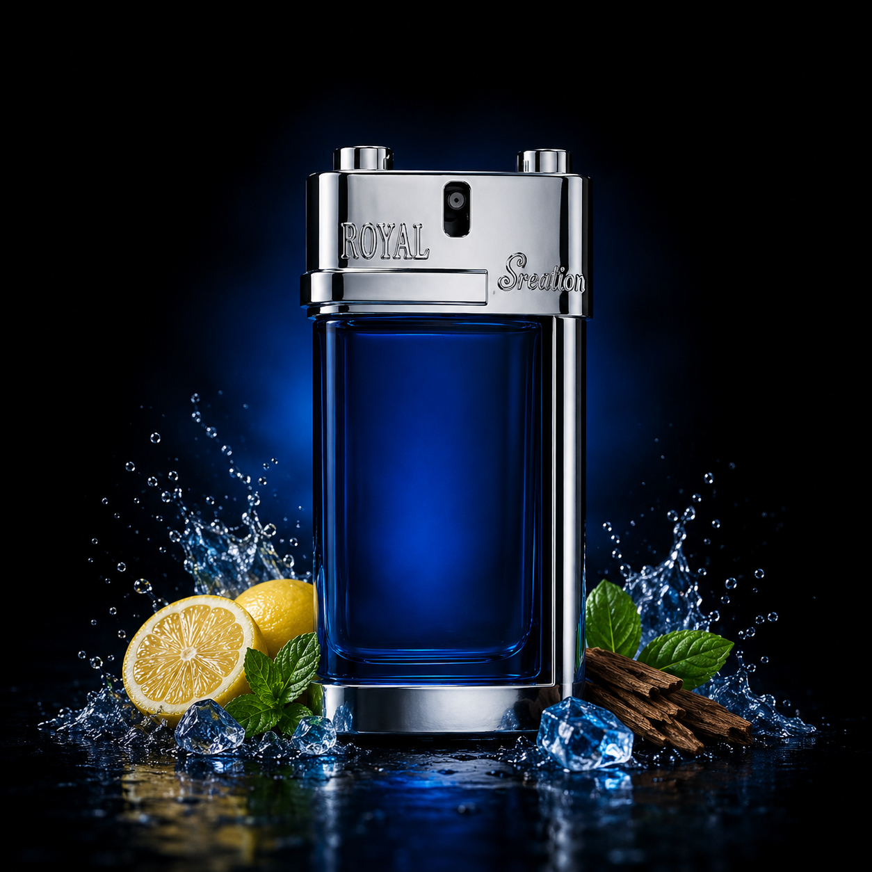 Long Lasting Bergamot Perfume for Men 100ml - Blue Bottle Fragrance