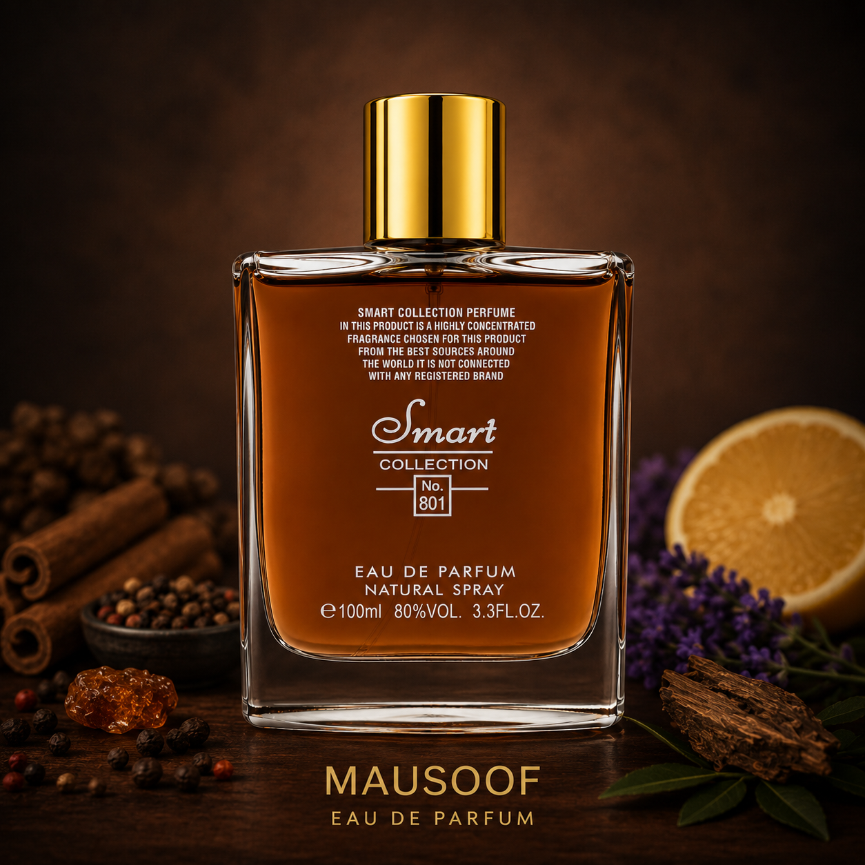 Mausoof EDP Perfume for Men 100ml - Long Lasting Natural Spray Fragrance