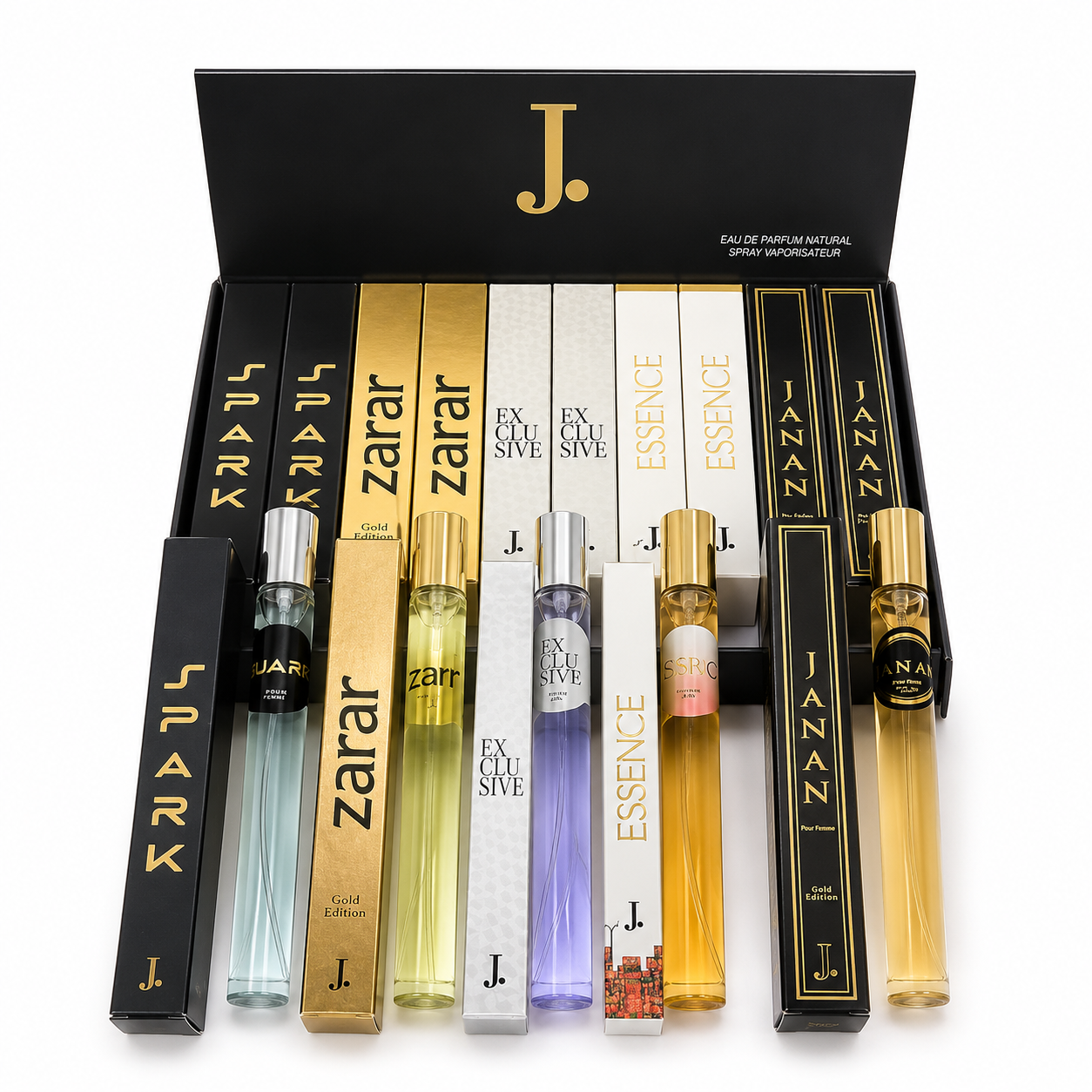 Pack of 5 Pocket Perfumes 35ml – Long Lasting Unisex Fragrance Gift Set | Noiraux