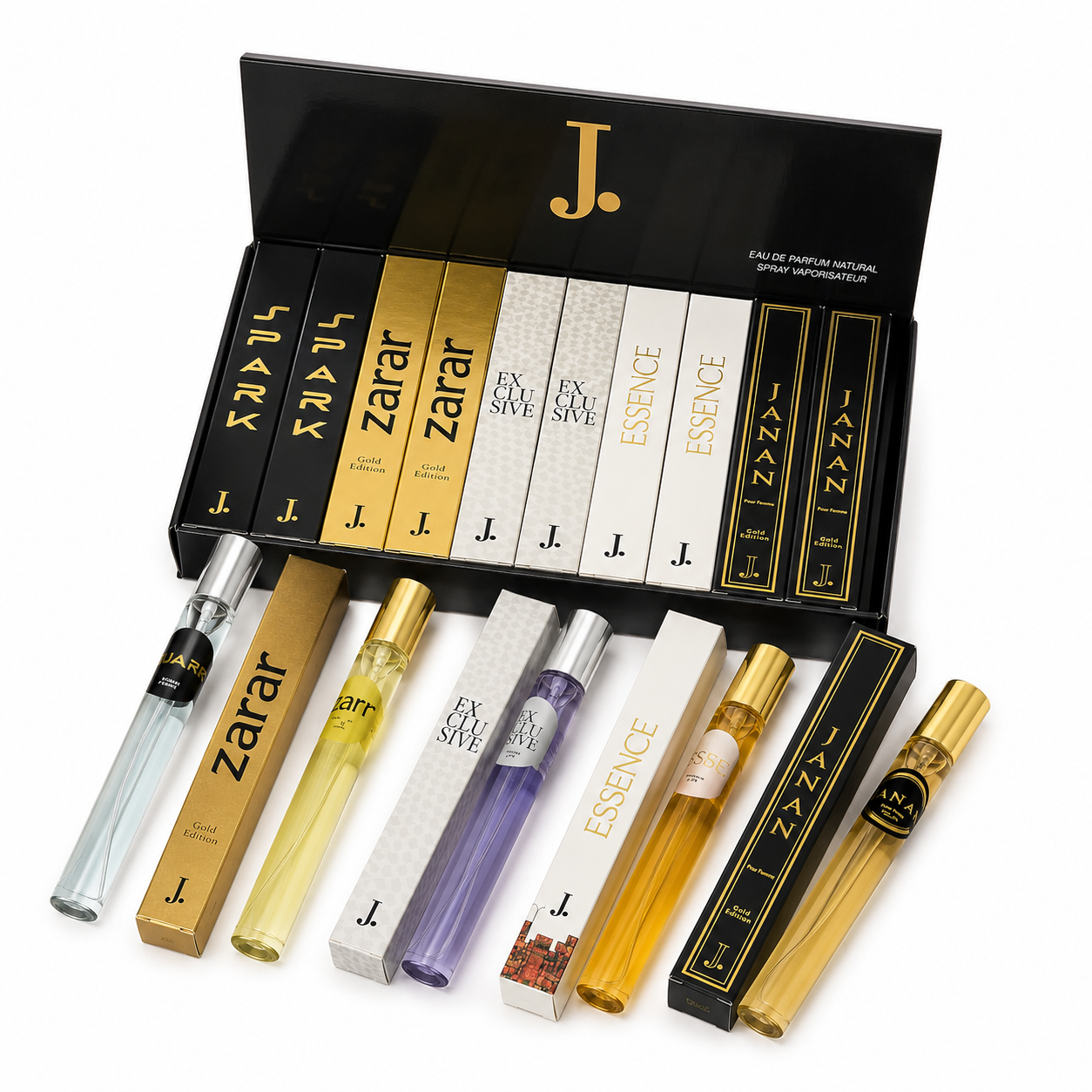 Pack of 5 Pocket Perfumes 35ml – Long Lasting Unisex Fragrance Gift Set | Noiraux