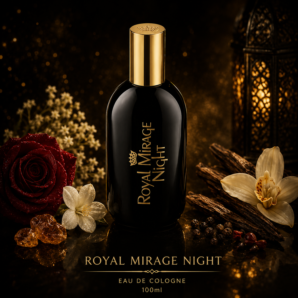 Royal Mirage Night Classic Eau de Cologne 100ml - Long Lasting Refreshing Fragrance