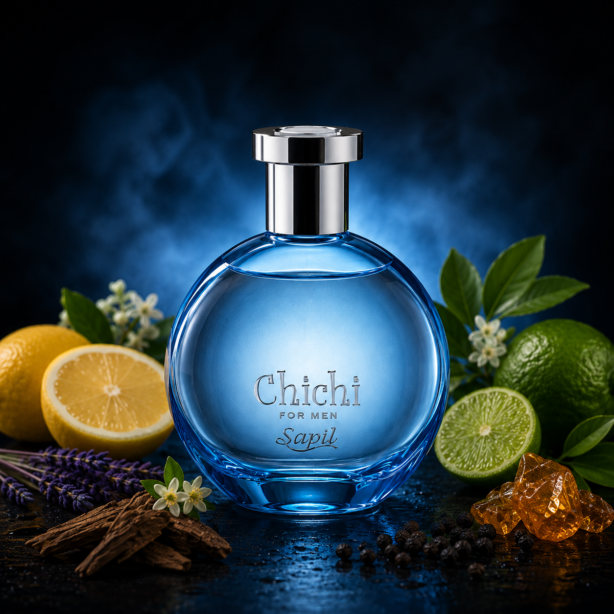 Sapil Chichi Perfume for Men 100ml - Fresh Citrus & Woody EDP Fragrance