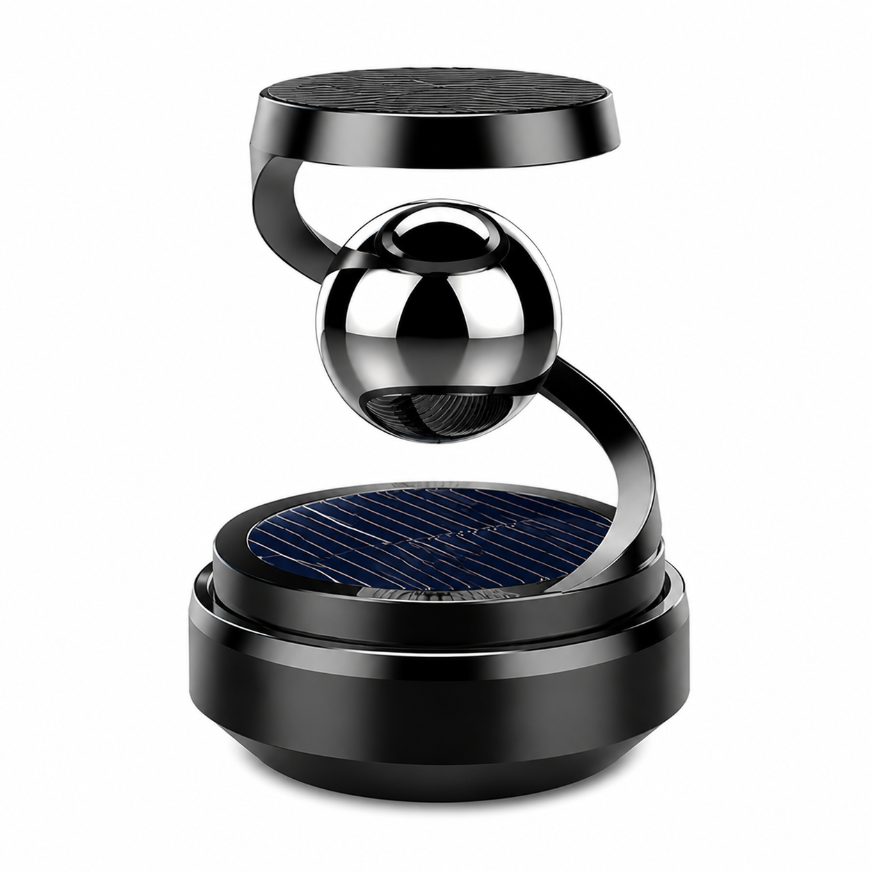 Solar Levitating Ball Car Air Freshener - Dashboard Decor Aromatic Diffuser